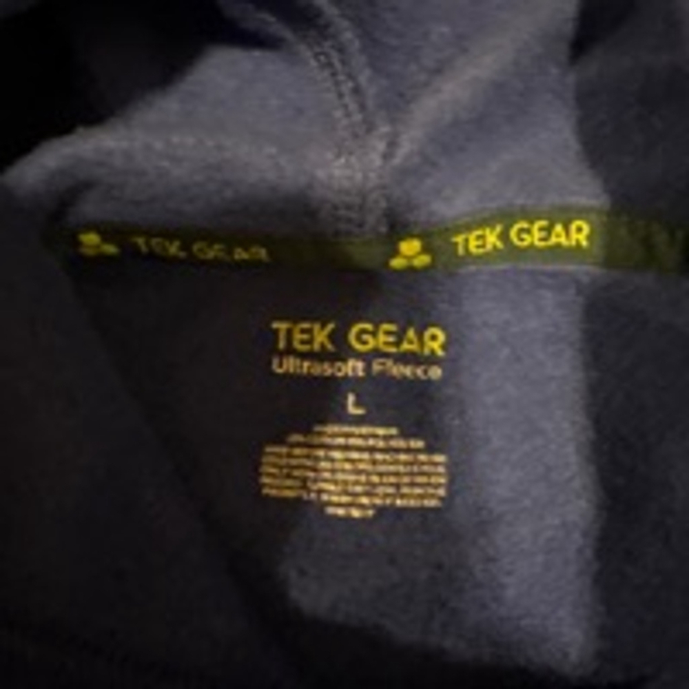 Men's Tek Gear Hoodie, Blue, Size L - Picture 2 of 2